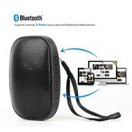 Reacher Mini Waterproof Bluetooth Speaker FM Radio Mp3 Player, Built-In Mic, Micro TF SD Card, USB Input, 3.5... N6