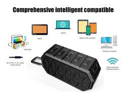 Plusuy Waterproof Shockproof Dustproof Rugged Speaker,Portable Wireless Bluetooth 4.0 Sport Speakers for Climbing... N5
