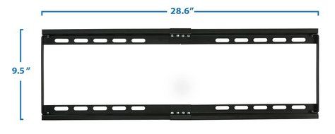 Mount-It! TV Wall Mount Bracket Low Profile Tilt Design for 32 to 65 Inch LCD/LED/4K TVs, VESA 600x400 mm (MI-... N7