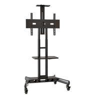 Mount Factory Rolling TV Stand Mobile TV Cart for Flat Screen, LED, LCD, OLED, Plasma, Curved TV&#039;s - with Mount... N2