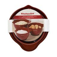 KitchenAid Classic Mixing Bowls (Red, Set of 3) N4