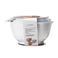 KitchenAid Classic Mixing Bowls (Red, Set of 3) N10