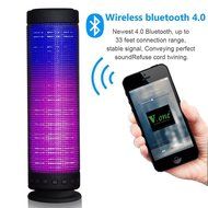 V.one Portable Wireless Bluetooth Speaker with Microphone Led Flashlight Fm Radio Hi-Fi Hands-free Function Support...
