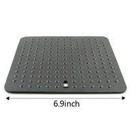 AYAMAYA 7*7 inch Food Grade Non-Stick &amp; Non-Toxic Silicone Mat Dots Pot Stand Bakeware N3