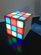 OVTECH Mini Wireless Bluetooth Speaker with Colorful LED Flash lights Cube 3D Surround Sound Box Outdoors Subwoofer... N6