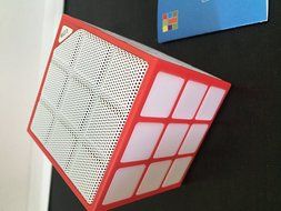 OVTECH Mini Wireless Bluetooth Speaker with Colorful LED Flash lights Cube 3D Surround Sound Box Outdoors Subwoofer... N7