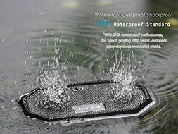New Bee Portable Pocket IP65 Waterproof Shockproof Wireless Bluetooth 4.0 Speaker With MIC For iPhone Samsung... N2