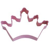 Pink crown cookie cutter 4.75 inches