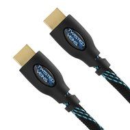 Twisted Veins (10 ft) High Speed HDMI Cable + Right Angle Adapter and Velcro Cable Ties (Latest Version Supports... N2