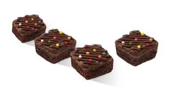 Wilton 2105-4923 24-Cavity Silicone Brownie Squares Baking Mold N5