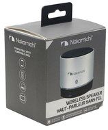 Nakamichi BT06S Series Round Bluetooth Speaker - Retail Packaging - Silver