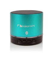 Nakamichi BT06S Series Round Bluetooth Speaker - Retail Packaging - Silver N4