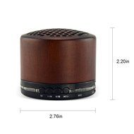 Deli Wood Wireless Mini Bluetooth Speaker - Portable 3D Stereo Music Sound Speaker with Super Bass Hifi Stereo... N6
