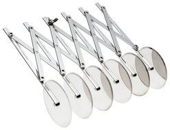 Ateco 5 Wheel Stainless Steel Cutter, 2 1/8 Inch Wheels N5