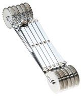 Ateco 5 Wheel Stainless Steel Cutter, 2 1/8 Inch Wheels N8