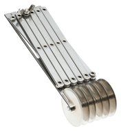 Ateco 5 Wheel Stainless Steel Cutter, 2 1/8 Inch Wheels N10