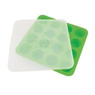 Herbal Chef Silicone Concentrate Tray with Lid - Green - 8.5" x 8.5"