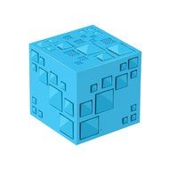 SE7EN Digital Magic Cube Bluetooth 4.0 Portable Wireless Mini Speaker, LED Lighting, 2nd Generation with Enhanced... N3