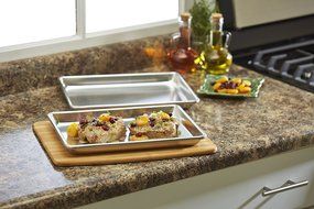 Artisan Professional Classic Aluminum Baking Sheet Pan Set with Quarter, Half, and 2/3-Size Sheets N14