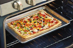 Artisan Professional Classic Aluminum Baking Sheet Pan Set with Quarter, Half, and 2/3-Size Sheets N23