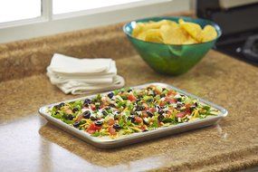 Artisan Professional Classic Aluminum Baking Sheet Pan Set with Quarter, Half, and 2/3-Size Sheets N27