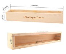 Bakeware - Household DIY Kokichi biscuit mold boxes, cranberry cookies model, pine N2
