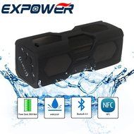EXPOWER Speaker2576 Bluetooth Wireless Drop-proof and Splash-Proof Speaker &ndash; Black N11