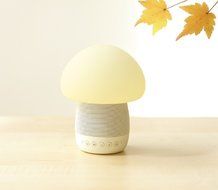 Emoi Bluetooth Bass Speaker, Multi-color Silicone Mushroom Lamp iPhone Wireless Portable Speaker, LED Night Light... N5