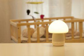 Emoi Bluetooth Bass Speaker, Multi-color Silicone Mushroom Lamp iPhone Wireless Portable Speaker, LED Night Light... N7