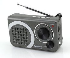 Anncia New Portable FM/AM radio Speaker with Micro TF card and USB flash driver MP3 player. (1205 Grey)