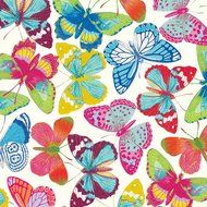 Entertaining with Caspari Gift Wrapping Paper, Kitties, 2-Sheets N2