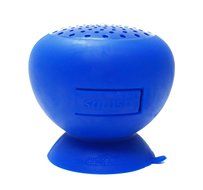 AudioBomb 79767 Squish Water-Resistant Bluetooth Shower Speaker Rechargeable &amp; Portable The Perfect Gift, Blue