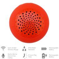 AudioBomb 79767 Squish Water-Resistant Bluetooth Shower Speaker Rechargeable &amp; Portable The Perfect Gift, Blue N6