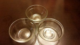 3 Pack Small Prep Mixing Bowls, 4-inch Ddiameter