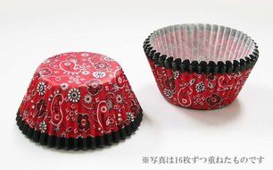 Standard Baking Cups-Red Bandanna 32/Pkg N3