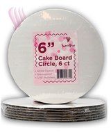 Cake Board Circle 6", Count of 6