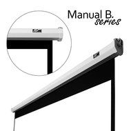 Elite Screens Manual B Series, 100-inch Diagonal 16:9, Pull Down Projection Manual Projector Screen with Auto... N4