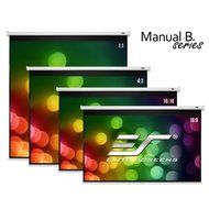 Elite Screens Manual B Series, 100-inch Diagonal 16:9, Pull Down Projection Manual Projector Screen with Auto... N6