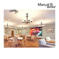 Elite Screens Manual B Series, 100-inch Diagonal 16:9, Pull Down Projection Manual Projector Screen with Auto... N8