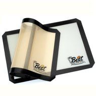 Silicone Baking Mat Set of 2 Non-Stick Reusable Cookie Baking Sheets 16.5&quot; by 11.5&quot;