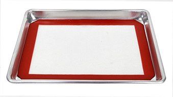 Premium Silicone Baking Mat for Healthy Eating Superior Non Stick 161/2&quot; X 11&quot; (Fits 1/2 Sheet Size) By Spencer... N2