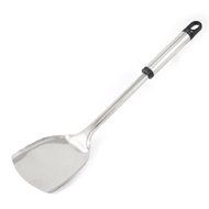 FOREVER YUNG Kitchen Cook Long Hand Pancake Turner Spatula Silver Tone