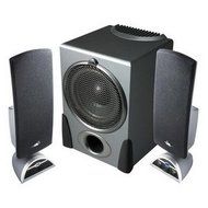 68 Watt Black Speaker System with Satellite Speakers