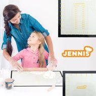 Jennis Silicone Pastry Mat for Baking Sticks to Counter Not to Dough 23&quot;x15&quot; Large N5