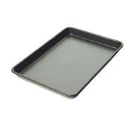 FocusFoodService 900804 Non-stick Aluminum Full Size Sheet Pan - 18 Gauge - Pack of 12