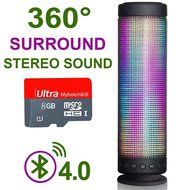 Myhotchili 10W Wirless Portable Bluetooth 4.0 DSP Speaker with Dazzle LED Light Powerful Sound Dream Speaker in...