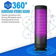 Myhotchili 10W Wirless Portable Bluetooth 4.0 DSP Speaker with Dazzle LED Light Powerful Sound Dream Speaker in... N2