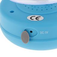 Blue Waterproof Handfree Wireless Bluetooth Suction Mini Speaker Sound Box Shower Car Audio Player N3