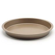 Bakeware, Yamix NonStick Baking Pan Cookie Sheet Plate Pizza Pan Tray Bakeware Round Carbon Steel 6" - Gold