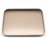 Bakeware, Yamix NonStick Baking Pan Cookie Sheet Plate Pizza Pan Tray Bakeware Round Carbon Steel 6" - Gold N12